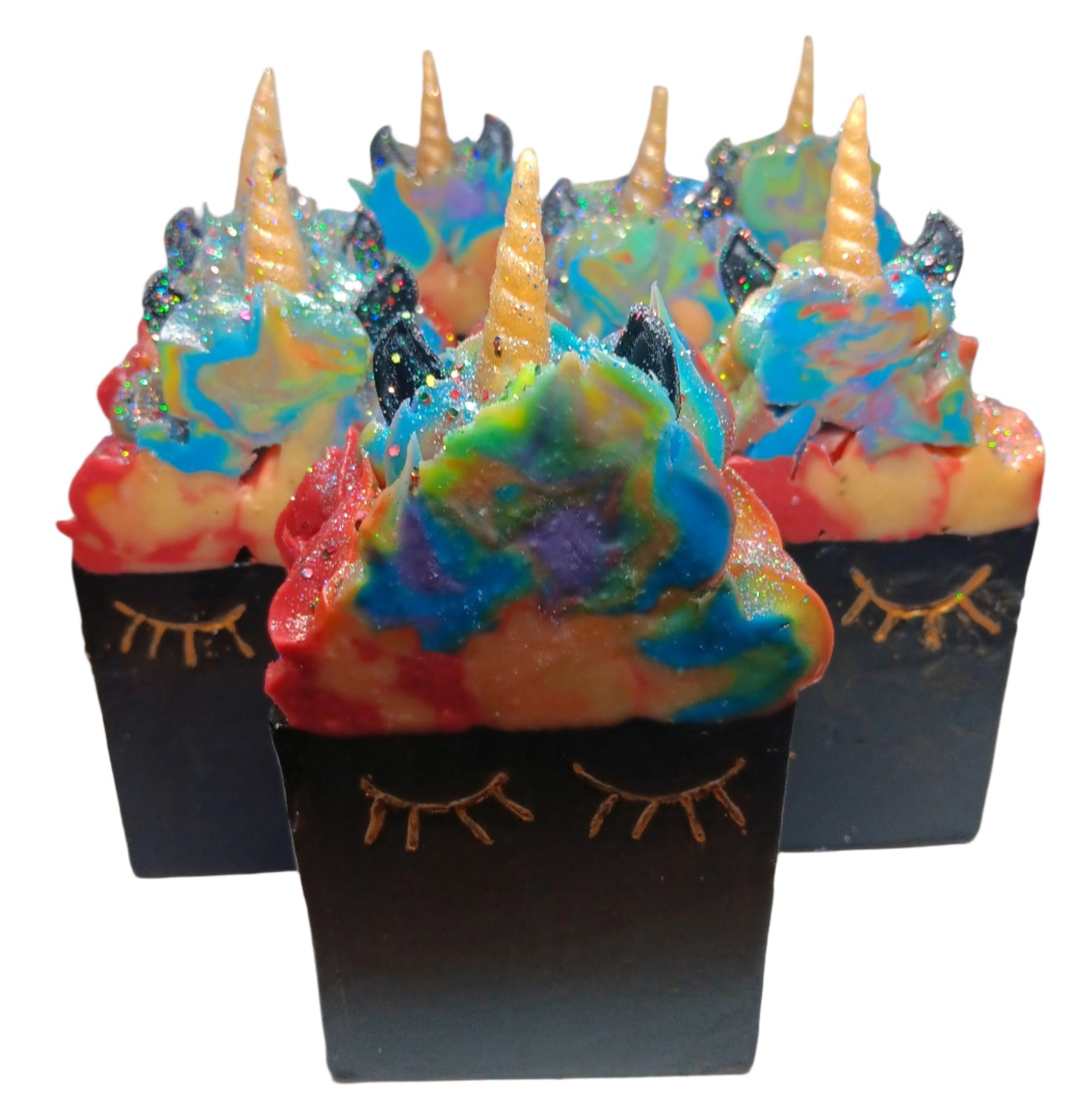 Mystical Unicorn Goat Milk Crafted Soap - Black