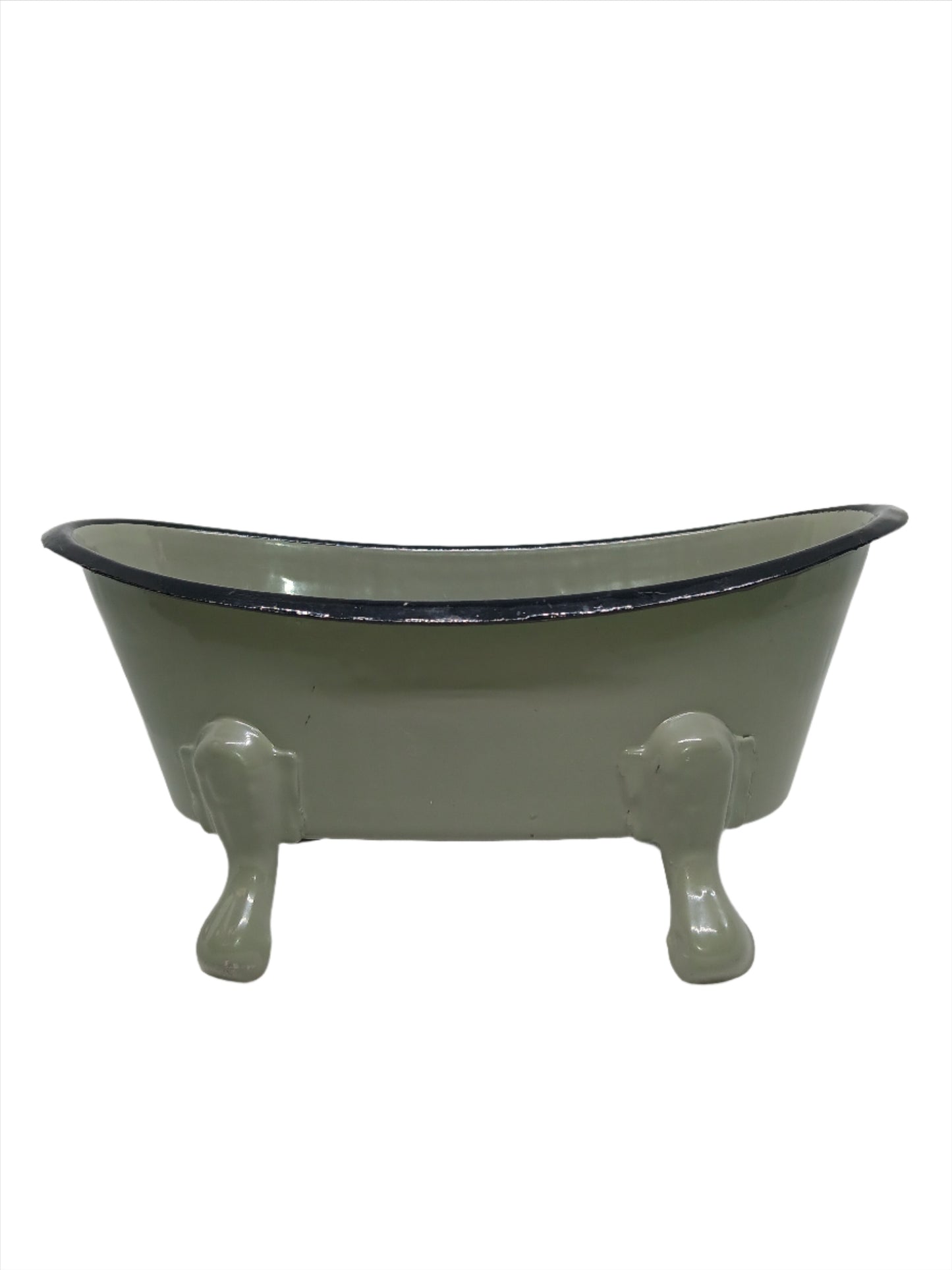 Vintage Metal Bath Tub Soap Dish