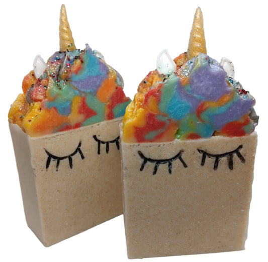 Mystical Unicorn Goat Milk Crafted Soap - White